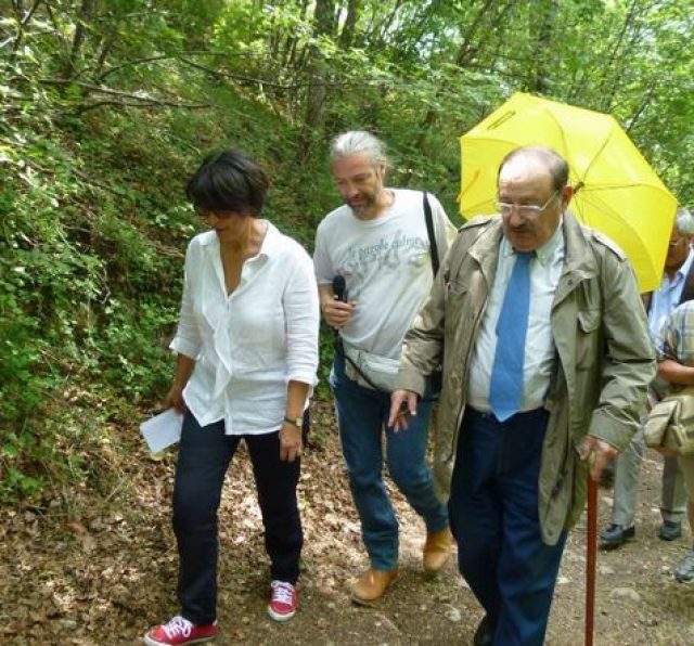 le cacciatrici con il prof. Umberto Eco