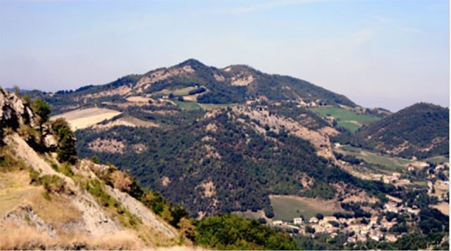 paesaggio del balcone - San Gerolamo e un devoto