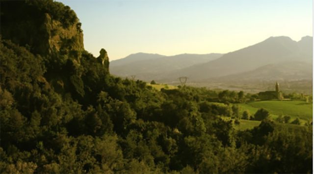 San Gerolamo e un devoto - sfondo 2