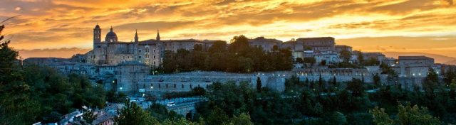 Urbino al tramonto