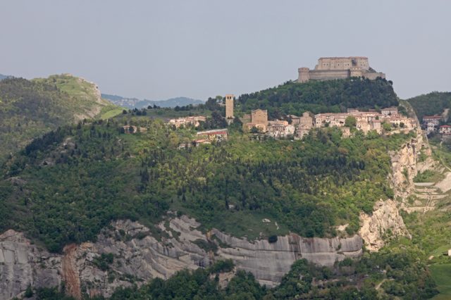 vista su San Leo da Maioletto